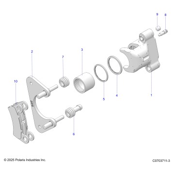 BRAKES, REAR CALIPER