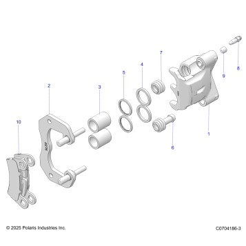 BRAKES, REAR CALIPER