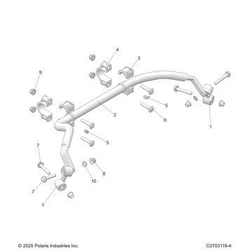 SUSPENSION, REAR STABILIZER BAR