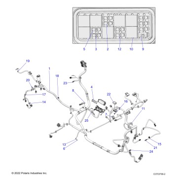 ELECTRICAL, WIRE HARNESSES, CHASSIS - G22GAE99A4 (C0703799-2)