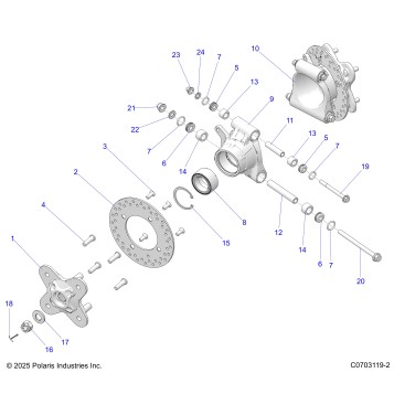 SUSPENSION, REAR CARRIER
