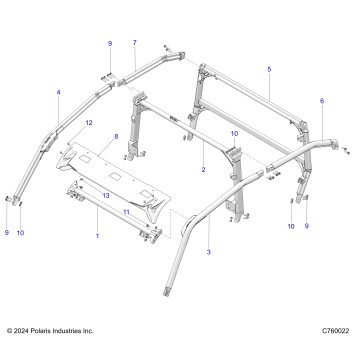 CHASSIS, CAB FRAME - G25GMK99 (C760022)