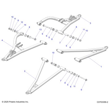 SUSPENSION, FRONT CONTROL ARMS