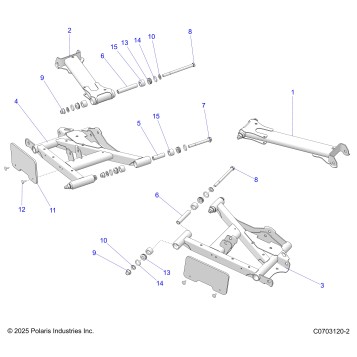 SUSPENSION, REAR CONTROL ARMS