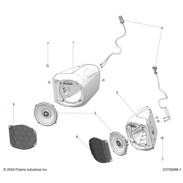 ELECTRICAL, AUDIO, FRONT SPEAKER