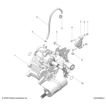 DRIVE TRAIN, MAIN GEARCASE MOUNTING
