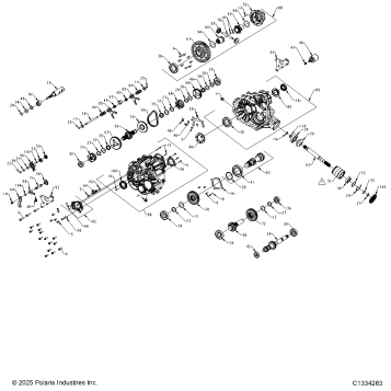 DRIVE TRAIN, MAIN GEARCASE INTERNALS