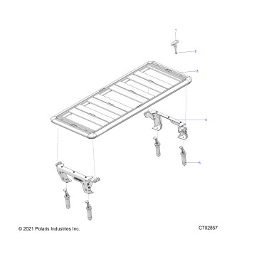 BODY, BED RACK - G22GXK99AR/BR (C0705616-2)