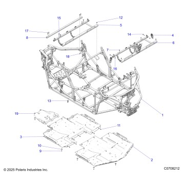 CHASSIS, MAIN FRAME AND SKID PLATES