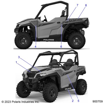 BODY, DECALS - G24GAE99 (900709)