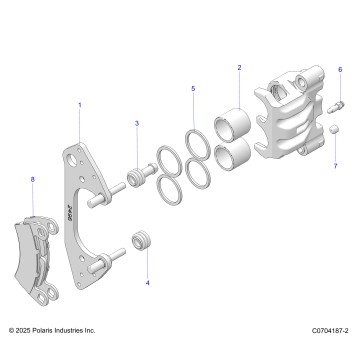 BRAKES, FRONT CALIPER