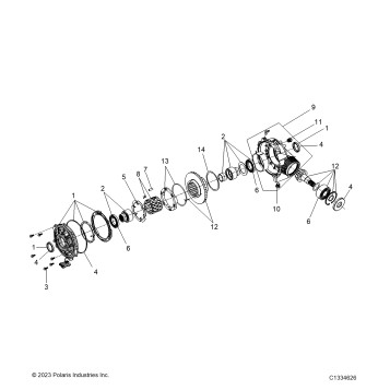 DRIVE TRAIN, FRONT GEARCASE