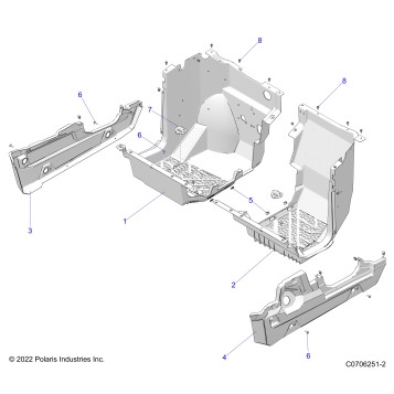 BODY, FLOOR AND ROCKER - G23GXE99A/99B (C0706251-2)