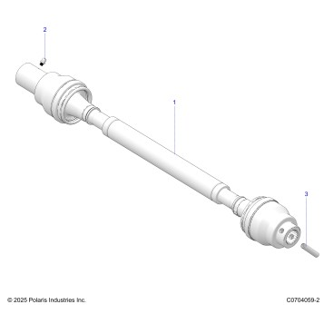 DRIVE TRAIN, FRONT PROP SHAFT