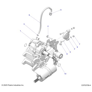 DRIVE TRAIN, MAIN GEARCASE MOUNTING