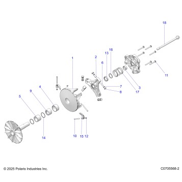 DRIVE TRAIN, PRIMARY CLUTCH