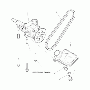 ENGINE, OIL PUMP - Z16VDE99AF/AM/LM/AS/M99AM (49RGROILPUMP14RZR1000)