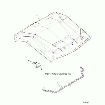 ACCESSORY, ROOF - R17RGE99AM (700791)