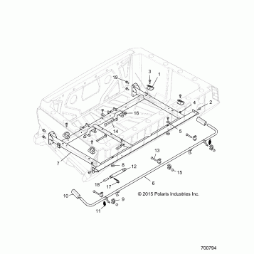 BODY, BOX, MOUNTING - G22GAJ99AP/BP (700794)