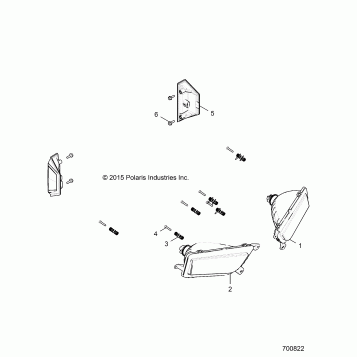 ELECTRICAL, HEADLIGHTS AND TAILLIGHTS - G22GAE99A4 (700822)