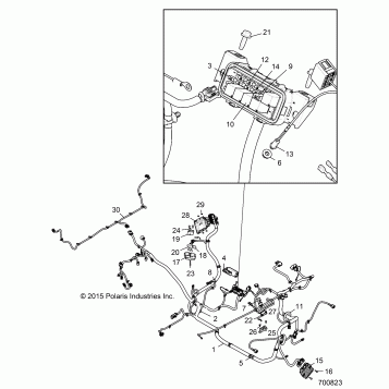 ELECTRICAL, WIRE HARNESS - R16RGE99A7/AE/AV (700823)