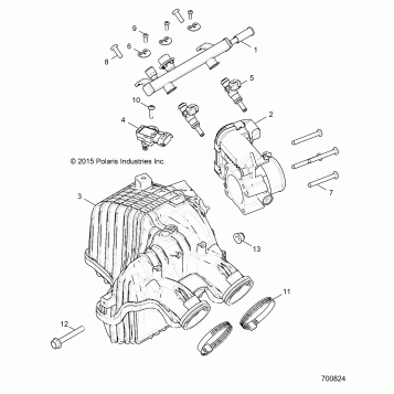 ENGINE, AIR INTAKE MANIFOLD - R17RGE99A7/A9/AW/AM/KAK (700824)