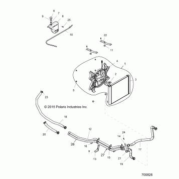 ENGINE, COOLING SYSTEM - R16RGE99A7/AE/AV (7700826)