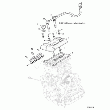 ENGINE, THROTTLE BODY AND VALVE COVER - R17RGE99A7/A9/AW/AM/KAK (700828)