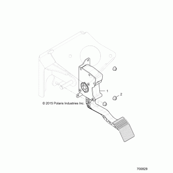 ENGINE, THROTTLE PEDAL - R17RGE99A7/A9/AW/AM/KAK (700829)