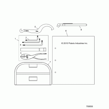 REFERENCE, OWNERS MANUAL AND TOOL KIT - R17RGE99A7/A9/AW/AM/KAK (700831)