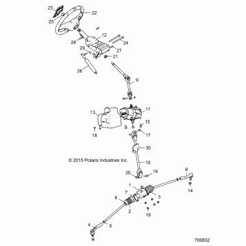 STEERING, STEERING ASM. - R17RGE99A7/A9/AW/AM/KAK (700832)