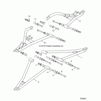 SUSPENSION, FRONT CONTROL ARMS - R16RGE99A7/AE/AV (700833)