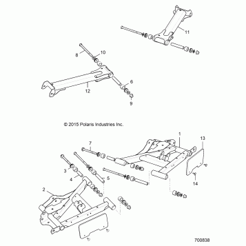 SUSPENSION, REAR CONTROL ARMS - R17RGE99A7/A9/AW/AM/KAK (700838)