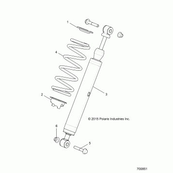 SUSPENSION, FRONT SHOCK MOUNTING - R16RGE99A7/AV (700851)