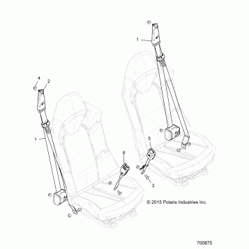 BODY, SEAT BELT MOUNTING - R17RGE99A7/A9/AW/AM/KAK (700284)