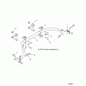 SUSPENSION, STABILIZER BAR, REAR - Z19VBE99AM/BM/LM (700877)
