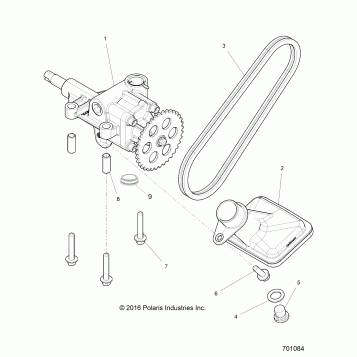 ENGINE, OIL PUMP - R17RGE99A7/A9/AW/AM/KAK (701084)