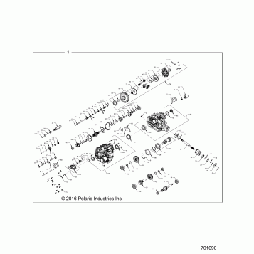 DRIVE TRAIN, MAIN GEARCASE INTERNALS - R17RGE99A7/A9/AW/AM/KAK (701090)