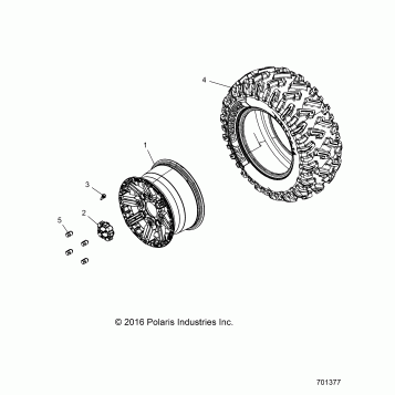 WHEELS, REAR - R17RHE99AU (701377)