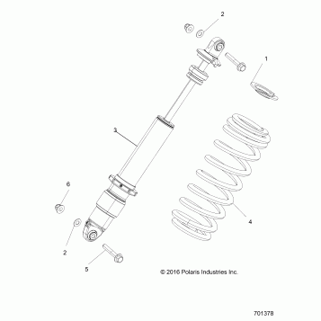 SUSPENSION, FRONT SHOCK MOUNTING - R17RHE99AU (701378)