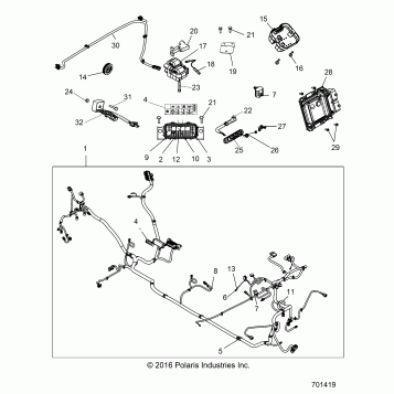 ELECTRICAL, WIRE HARNESS - R17RHE99AU (701419)