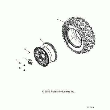 WHEELS, REAR - G20GAP99AM/BM (701525)