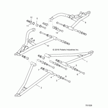 SUSPENSION, FRONT CONTROL ARMS - R17RGE99A7/A9/AW/AM/KAK (701526)