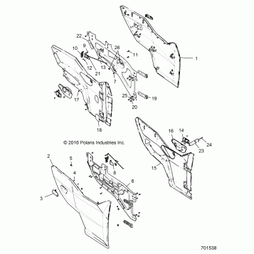BODY, DOORS, FRONT - R17RHE99AU (701538)