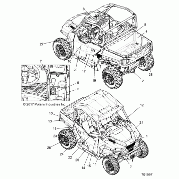 BODY, DECALS - R18RGE99BM/BB/B7/KBS/UB9/UBG (701997)