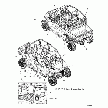 BODY, DECALS - R18RHE99BK/KBS (702137)