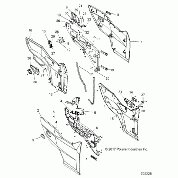 BODY, DOORS - R19RGE99A2/EAR/EBR/UAF/UBF/UAM/UBM/UA9/UB9/UAL/UBL/KAK/KBK (702228)