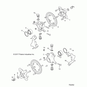 SUSPENSION, FRONT HUB - R19RHE99AD/BD/LD/KAK/BK (702252)
