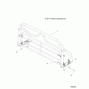 ACCESSORY, RACK HDCHE, XOVR - R18RGK99BS (702295)