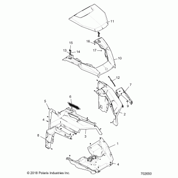 BODY, HOOD AND FRONT FENDER - G22GAJ99AP/BP (702650)